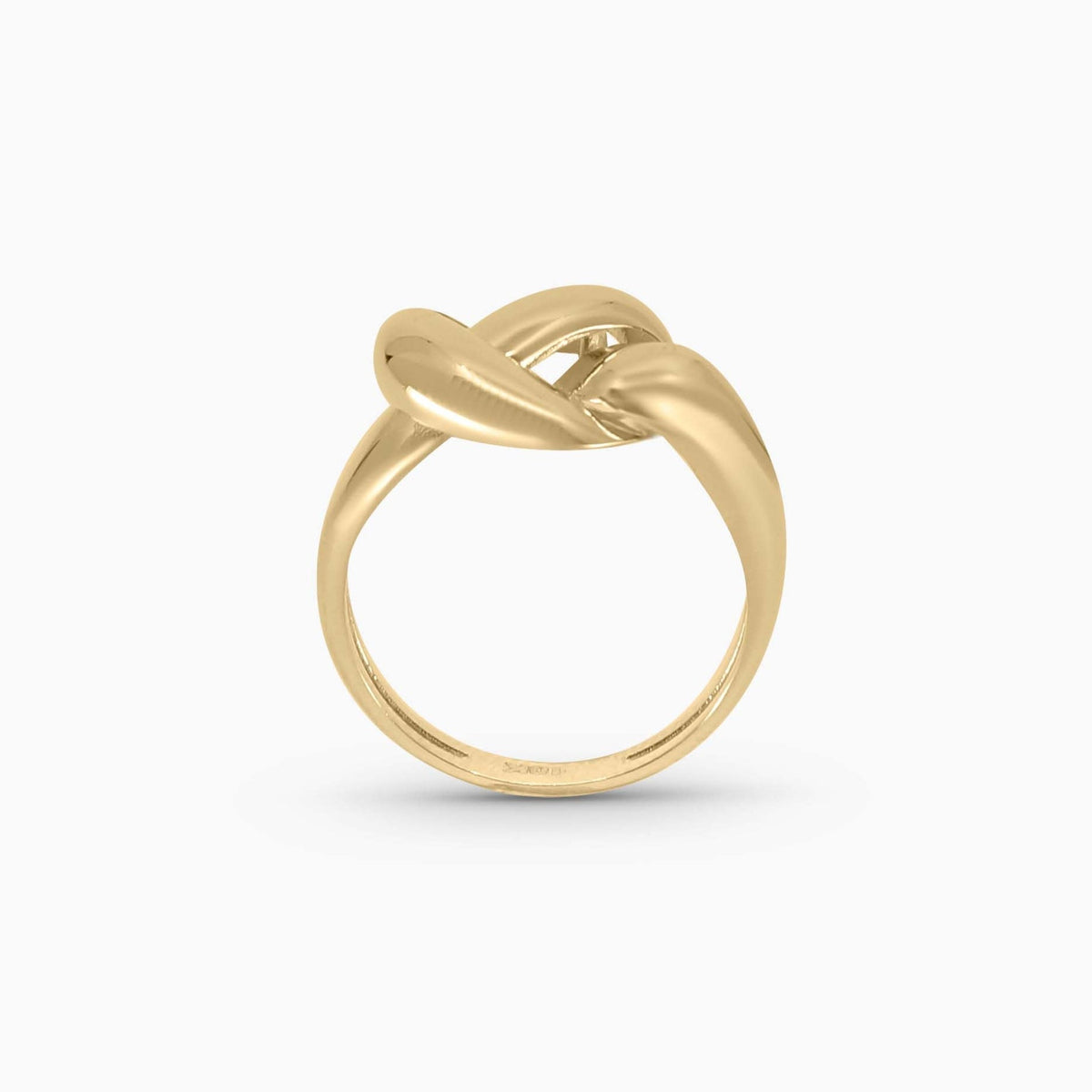Women's Ring Knot Gold Ring in 10k Pochy Jewelry in Miami