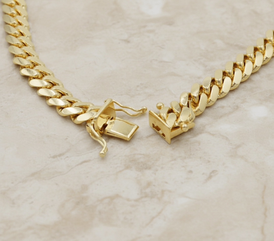5mm Solid Machine - Made Cuban Link Chain – Gold - Machine - made Cuban Link Necklace - Laurita Jewelry