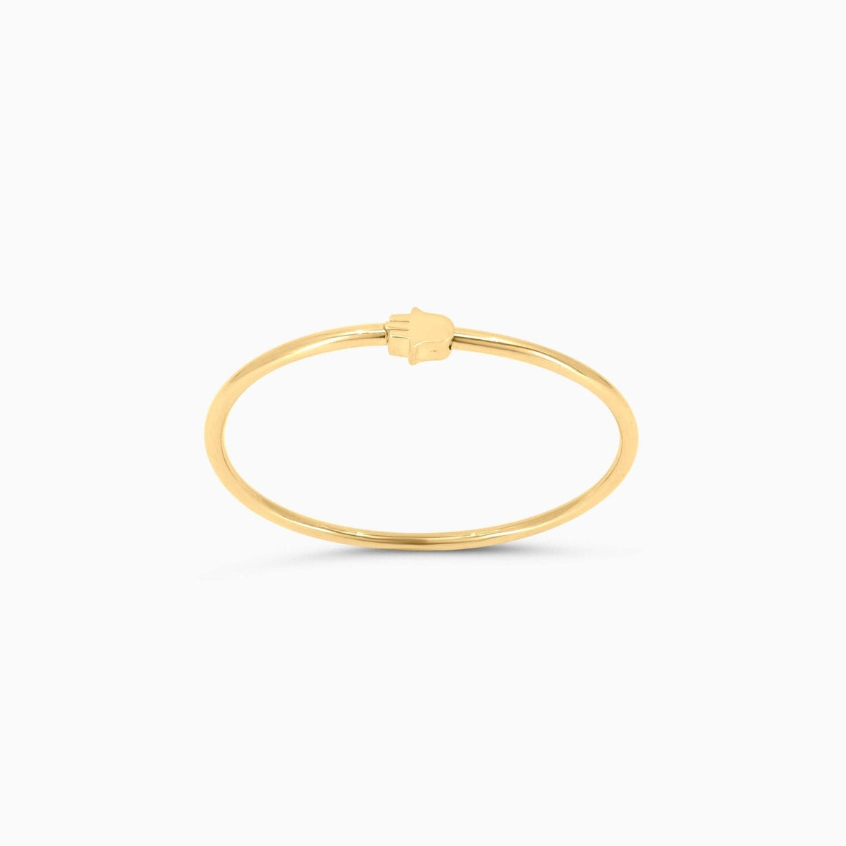 10K Gold Hamsa Bangle Bracelet - Men's Bracelet - Laurita Jewelry