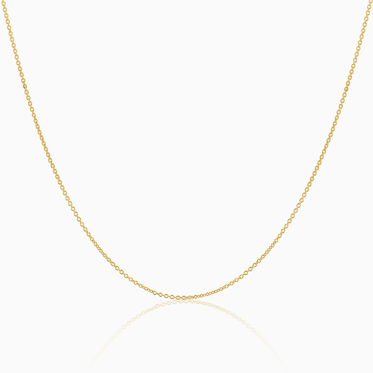 10k Classic Cable Link Chain Necklace - Necklace - Laurita Jewelry