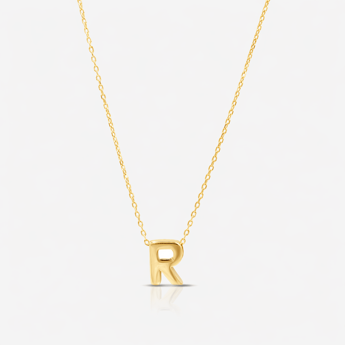 14K Yellow Gold Initial Pendant Necklace - Necklace - Laurita Jewelry