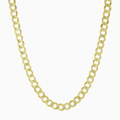 Curb Link Solid Chain in 10K Gold - Necklace - Laurita Jewelry